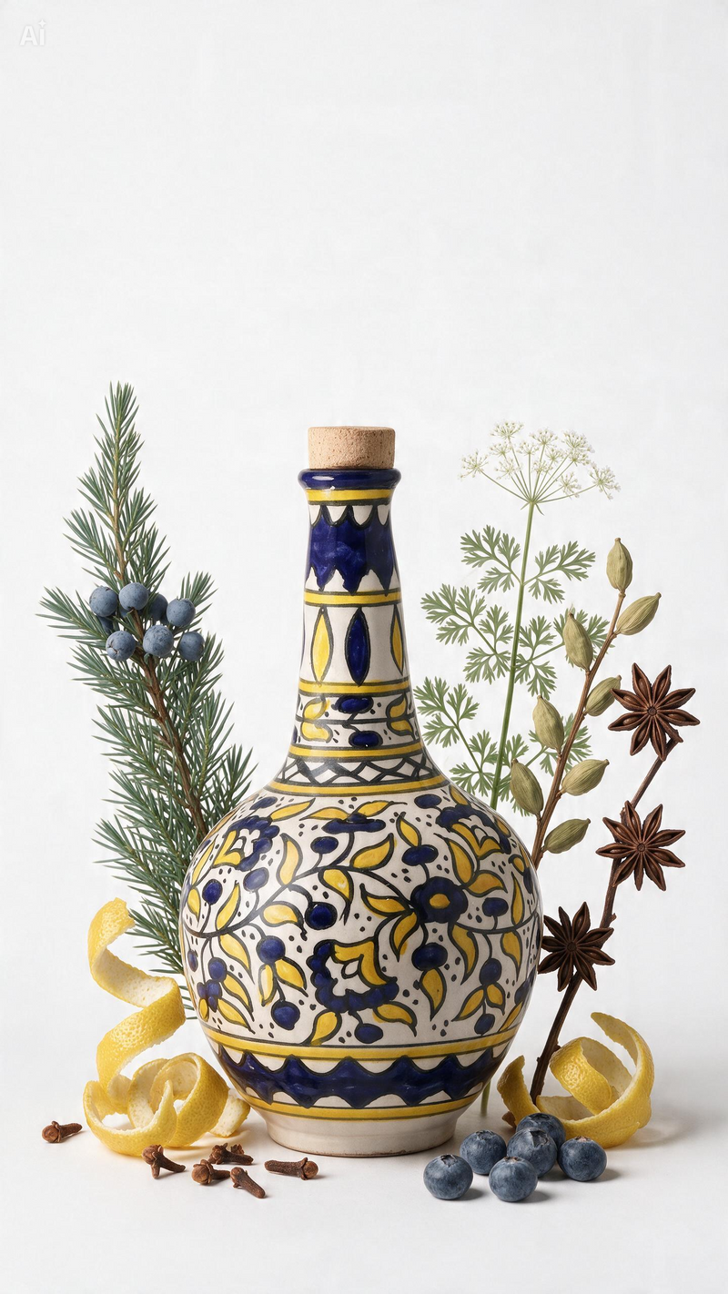 (Batch #4) - Tavlin Distillery - London Dry Gin In Ceramic Bottle - Release Date: Fall 2026