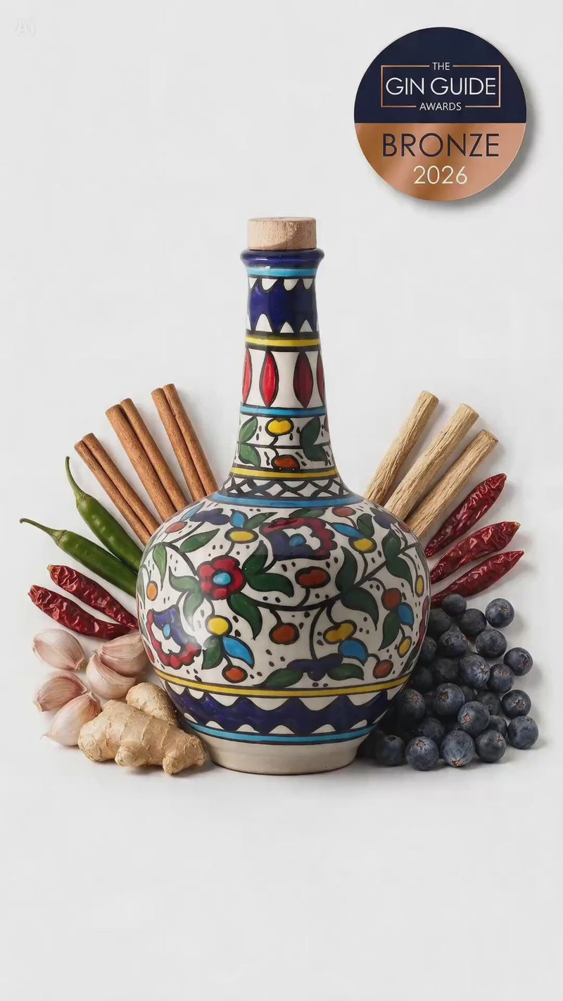 (Batch #4) - Tavlin Distillery - Spicy Gin In Ceramic Bottle - Release Date: Fall 2026